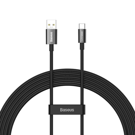 Cavo Dati e Ricarica USB-A - USB-C Baseus Superior Series, 65W, 2m, Nero CAYS001001
