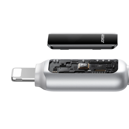 Daten- und Ladekabel USB-A - Lightning Joyroom S-A55 StarFlight Display, 18W, 1.2m, Weiß