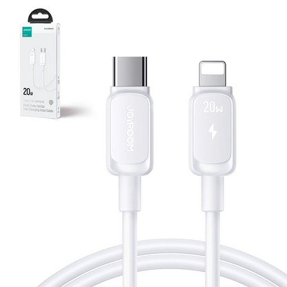 USB-C - Lightning Lade- und Datenkabel Joyroom S-A14, 30W, 1.2m, Weiß
