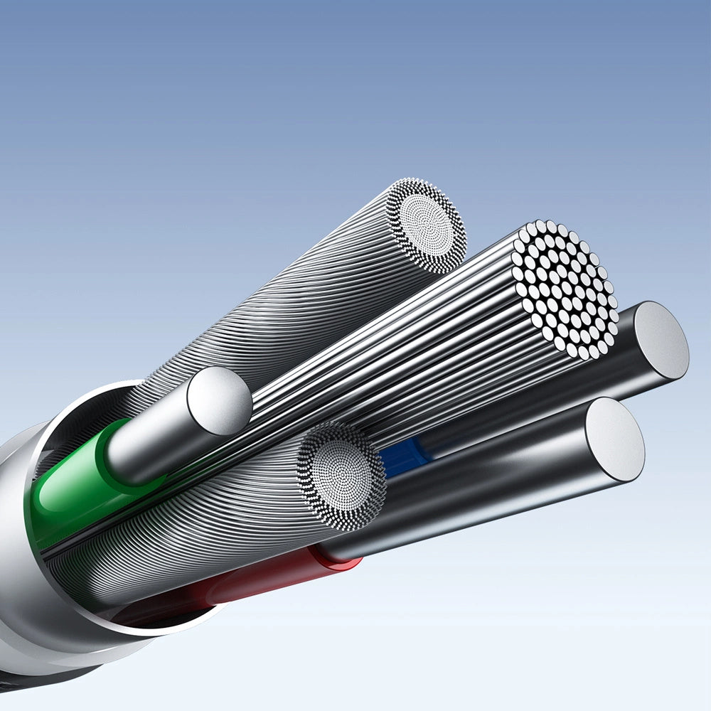 Câble de Données et de Charge USB-C - USB-C Joyroom S-A25 Light-Speed, 100W, 1.2m, Noir