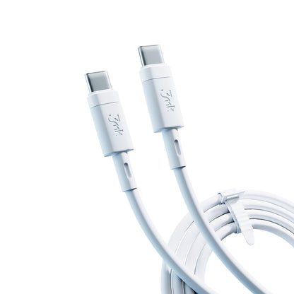 USB-C Daten- und Ladekabel - USB-C 3MK Hyper Silicone, 60W, 1m, Weiß