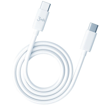 USB-C Daten- und Ladekabel - USB-C 3MK Hyper, 100W, 2m, Weiß
