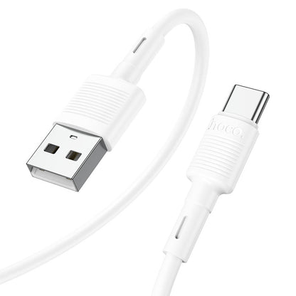 Daten- und Ladekabel USB-A - USB-C HOCO X83 Victory, 20W, 1m, Weiß