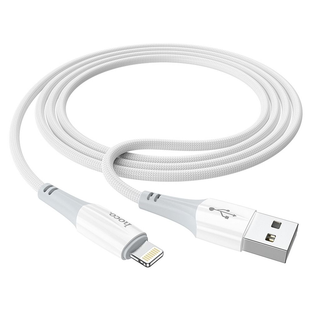 USB-A - Lightning Daten- und Ladekabel HOCO X70, 18W, 1m, Weiß