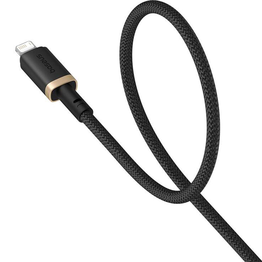 USB-A - Lightning Lade- und Datenkabel Baseus Dura Series, 18W, 2m, Gold P10377801U01-02