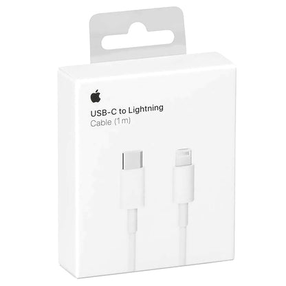 Câble de Données et de Charge USB-C - Lightning Apple, 1m, Blanc, Swap