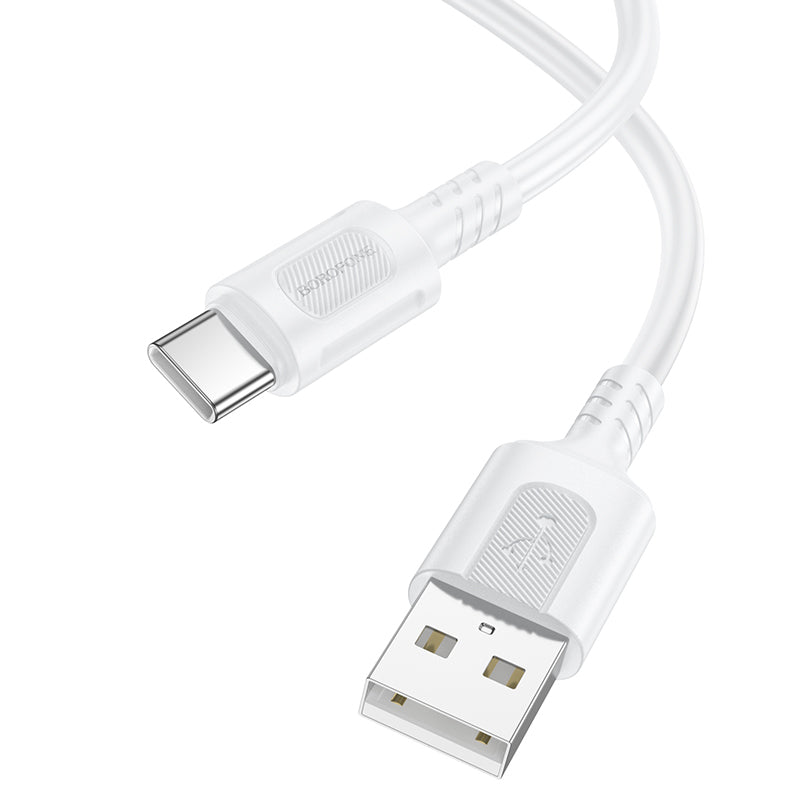 Cavo Dati e Ricarica USB-A - USB-C Borofone BX111 Feliz, 20W, 1m, Bianco
