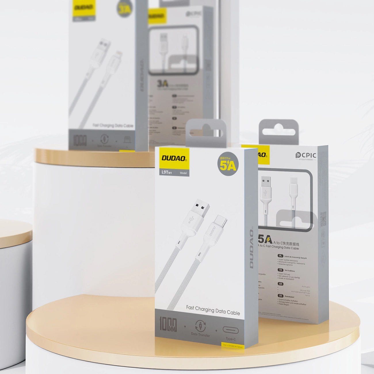 Cavo Dati e Ricarica USB-A - USB-C Dudao L9T, 100W, 1m, Bianco