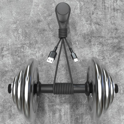 Câble de Données et de Charge USB-A - USB-C Dudao L9T, 100W, 1m, Noir