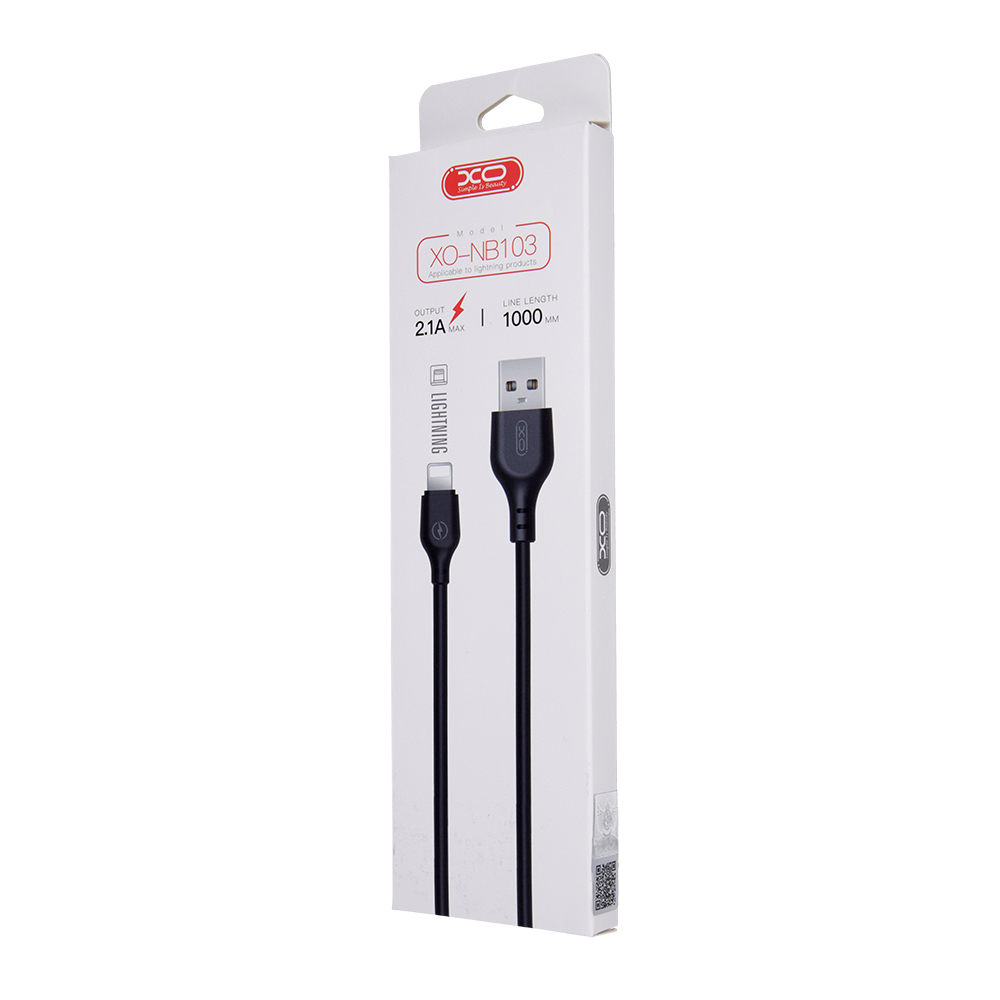 Cavo Dati e Ricarica USB-A - Lightning XO Design NB103, 18W, 1m, Nero
