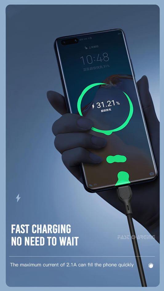 Câble de Données et de Charge USB-A - USB-C XO Design NB200, 10W, 1m, Noir