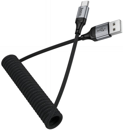 Daten- und Ladekabel USB-A - USB-C HOCO X121, 18W, 1.5m, Schwarz