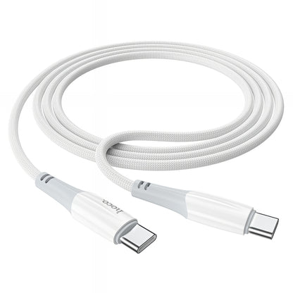Daten- und Ladekabel USB-C - USB-C HOCO X70, 60W, 1m, Weiß