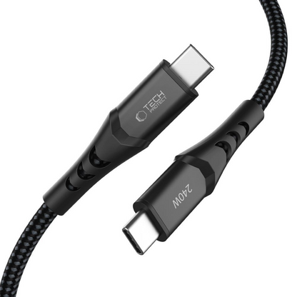 Cavo Dati e Ricarica USB-C - USB-C Tech-Protect UB11T Ultraboost, 240W, 1m, Nero