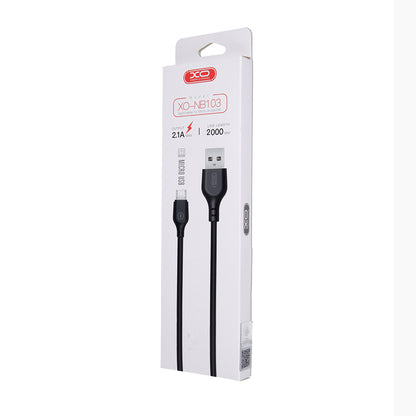 Cavo Dati e Ricarica USB-A - microUSB XO Design NB103, 18W, 2m, Nero