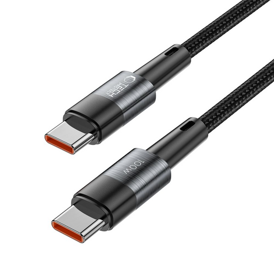 USB-C Daten- und Ladekabel - USB-C Tech-Protect Ultraboost, 100W, 3m, Grau