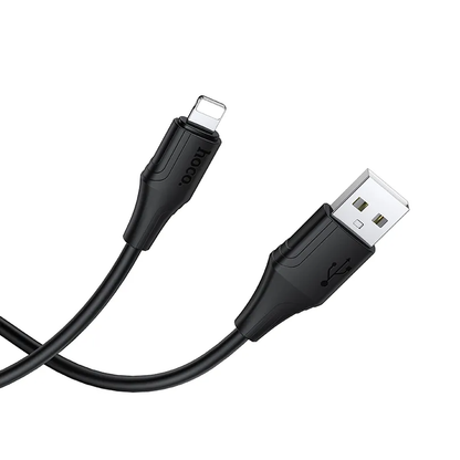 Câble de données et de charge USB-A - Lightning HOCO X124, 18W, 1m, Noir