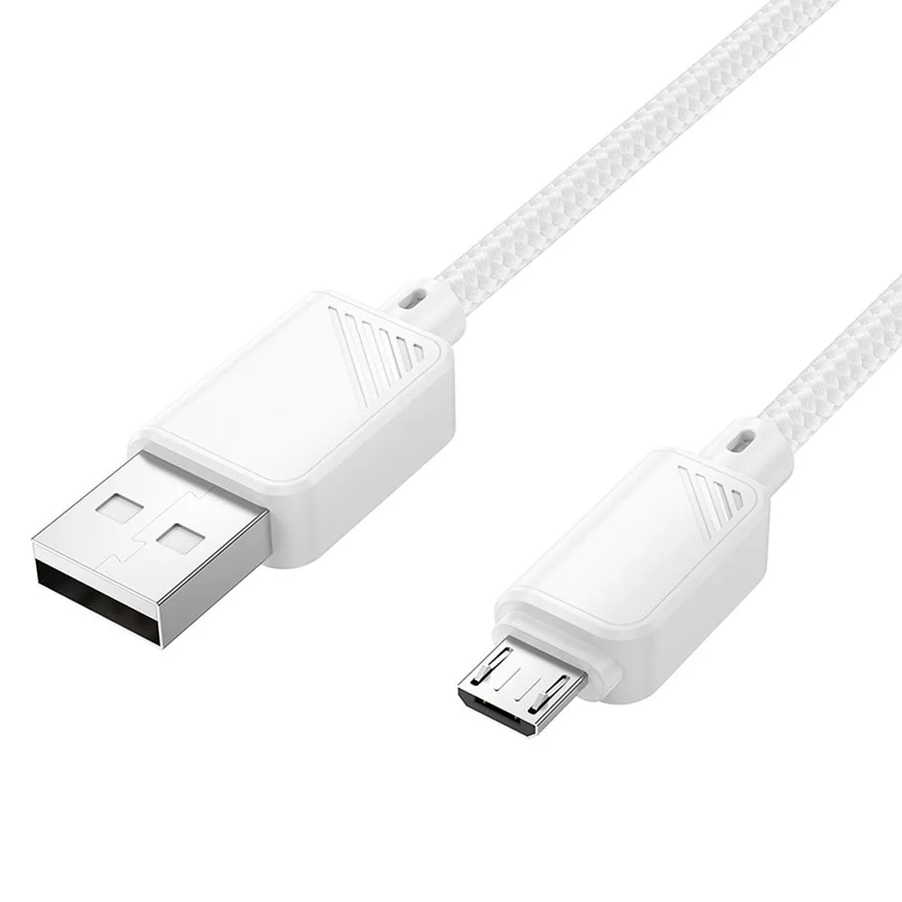 Câble de données et de charge USB-A - microUSB HOCO X113, 18W, 1m, Blanc