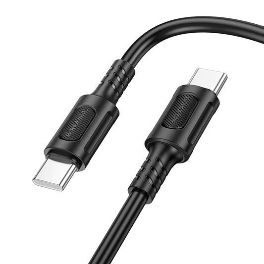 Cavo Dati e Ricarica USB-C - USB-C Borofone BX111 Feliz, 60W, 1m, Nero