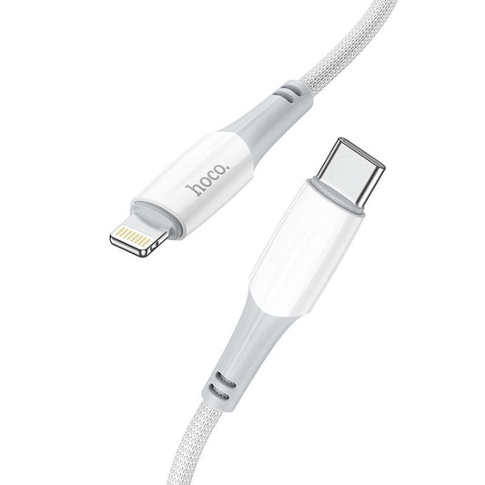 Câble de Données et de Charge USB-C - Lightning HOCO X70, 20W, 1m, Blanc