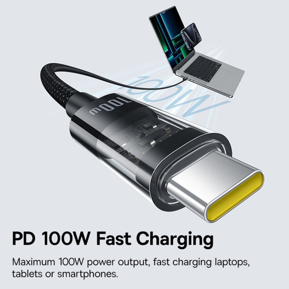 USB-C Daten- und Ladekabel - USB-C Baseus Gem, 100W, 1m, Schwarz P10373000111-00