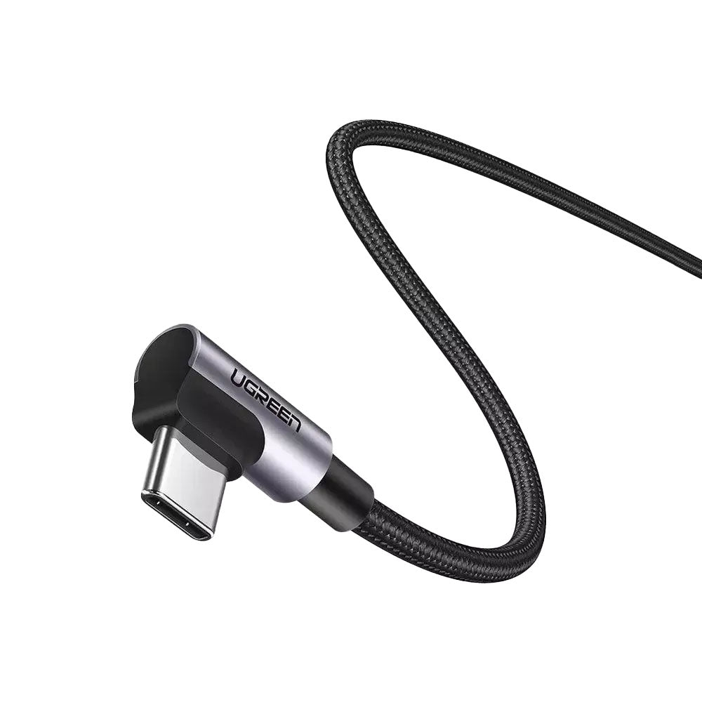 Cavo Dati e Ricarica USB-C - USB-C UGREEN US335 Angled, 100W, 2m, Nero
