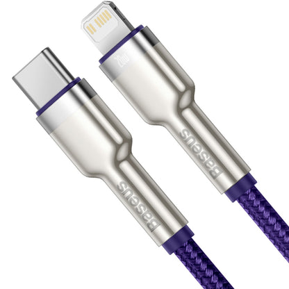 Câble de Données et de Charge USB-C - Lightning Baseus Cafule Metal Series, 20W, 2m, Mauve CATLJK-B05