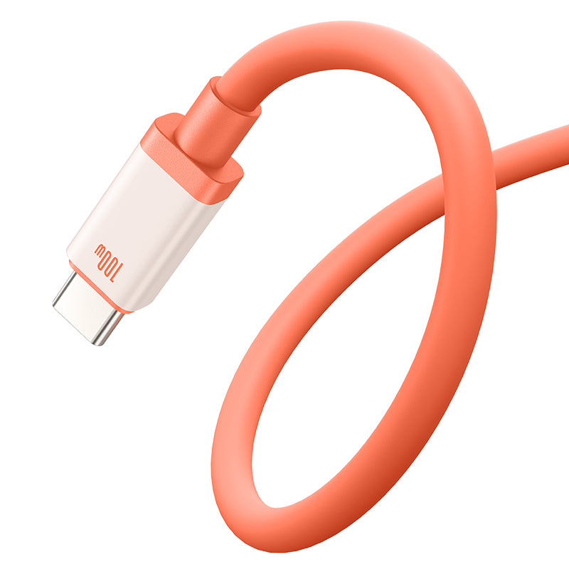 Câble de Données et de Charge USB-A - USB-C Baseus Zero Degree Series, 100W, 2m, Rouge