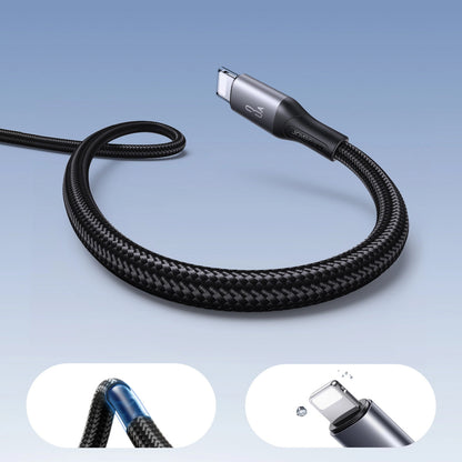 Câble de Données et de Charge USB-A - Lightning Joyroom S-A28 Flash, 18W, 2m, Noir