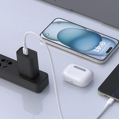 Daten- und Ladekabel USB-C - USB-C Dudao L9C, 65W, 1m, Weiß