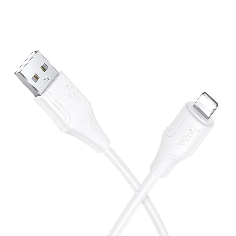 Câble de Données et de Charge USB-A - Lightning HOCO X124, 18W, 1m, Blanc
