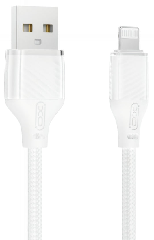 Daten- und Ladekabel USB-A - Lightning XO Design NB291, 18W, 1m, Weiß