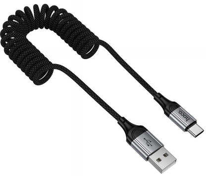 Daten- und Ladekabel USB-A - USB-C HOCO X121, 18W, 1.5m, Schwarz