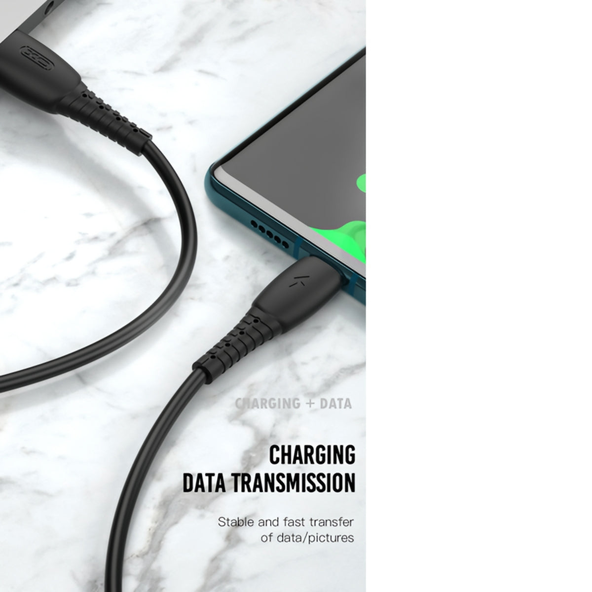 Câble de Données et de Charge USB-A - Lightning XO Design NB-P163, 18W, 1m, Noir