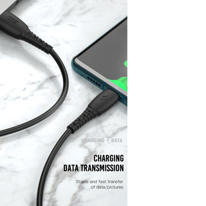 Câble de Données et de Charge USB-A - Lightning XO Design NB-P163, 18W, 1m, Noir