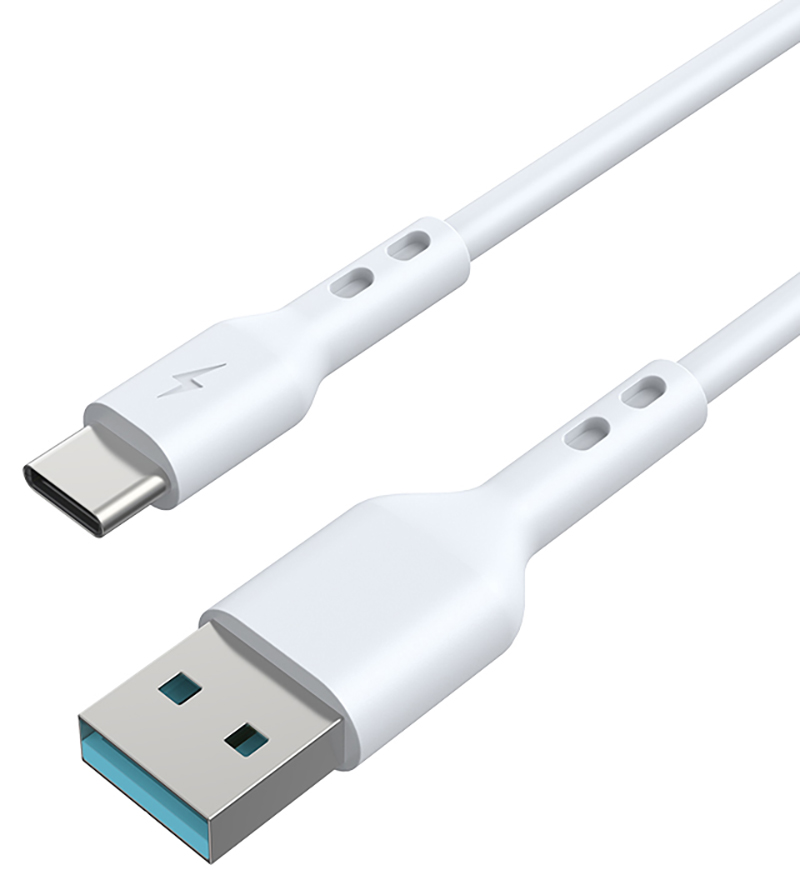 Daten- und Ladekabel USB-A - USB-C BWOO X172C, 60W, 1m, Weiß