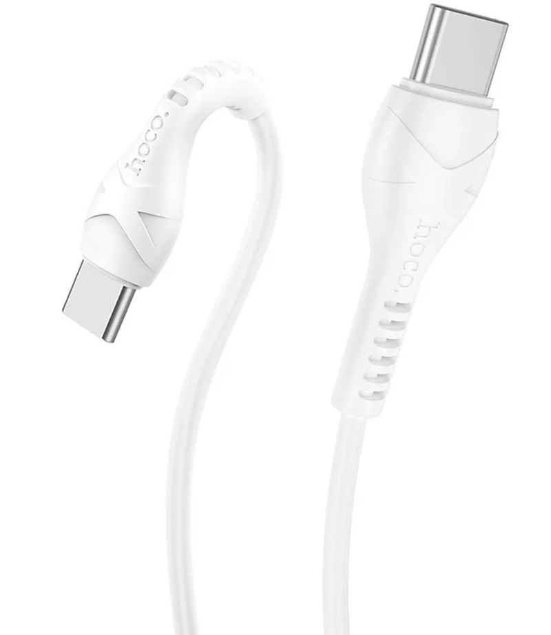 USB-C Daten- und Ladekabel - USB-C HOCO X37, 60W, 1m, Weiß