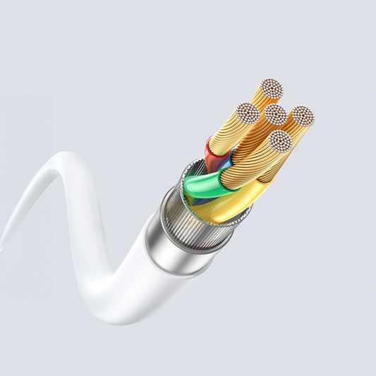 Cavo Dati e Ricarica USB-C - Lightning Dudao L25SX, 30W, 1m, Bianco