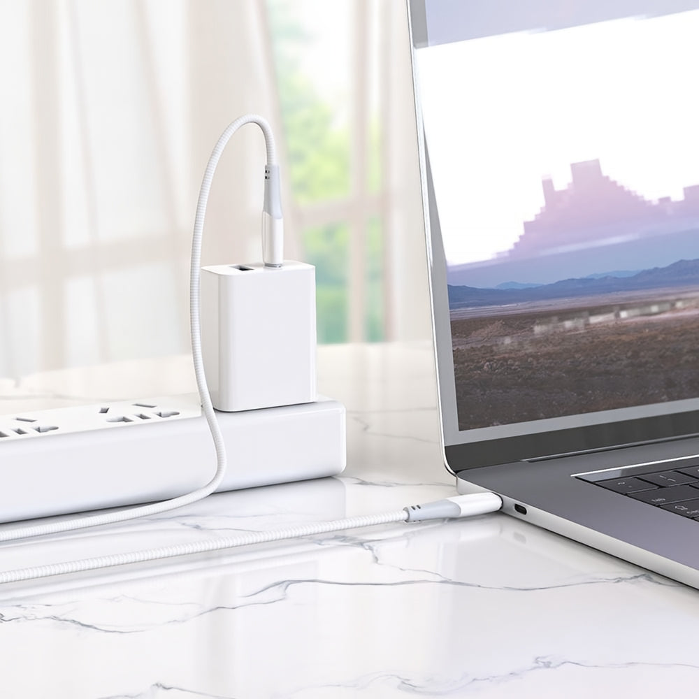 Daten- und Ladekabel USB-C - USB-C HOCO X70, 60W, 1m, Weiß