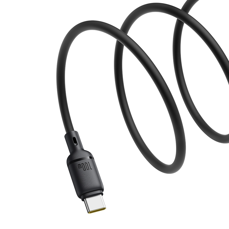 Daten- und Ladekabel USB-A - USB-C Baseus Silky, 100W, 1m, Schwarz P10377703113-00