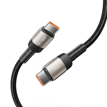 USB-C Daten- und Ladekabel - USB-C Tech-Protect Ultraboost EVO, 100W, 1m, Silber
