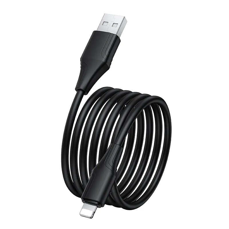 Câble de données et de charge USB-A - Lightning HOCO X124, 18W, 1m, Noir