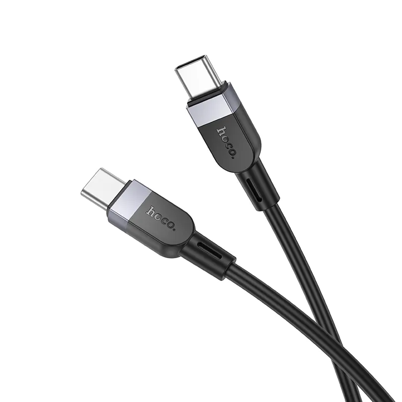 Daten- und Ladekabel USB-C - USB-C HOCO X109, 60W, 2m, Schwarz
