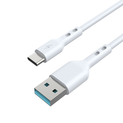Daten- und Ladekabel USB-A - USB-C BWOO BO-X172C-2M, 15W, 2m, Weiß