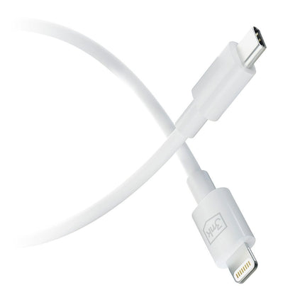 Cavo Dati e Ricarica USB-C - Lightning 3MK Hyper, 20W, 1,2m, Bianco
