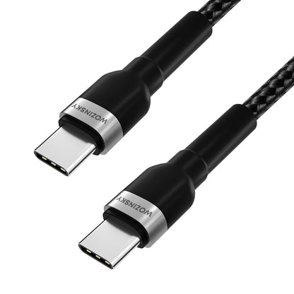 USB-C Daten- und Ladekabel - USB-C WZK WNBCC2, 65W, 2m, Schwarz
