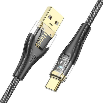 Daten- und Ladekabel USB-A - USB-C HOCO U121, 18W, 1.2m, Schwarz