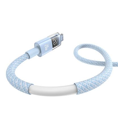 Câble de Données et de Charge USB-C - USB-C Baseus Display 2, 100W, 1m, Bleu P10382702311-00