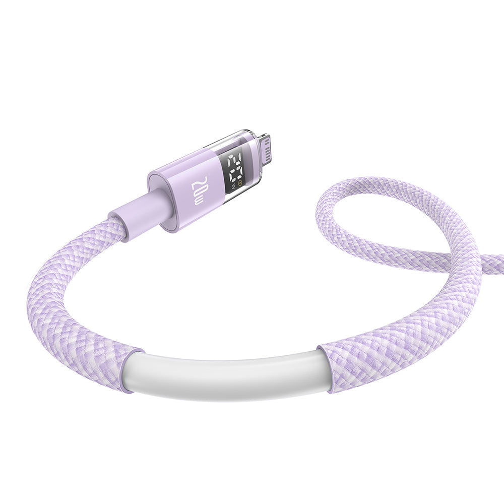 Câble de Données et de Charge USB-C - USB-C Baseus Display 2, 100W, 1m, Violet P10382702511-00