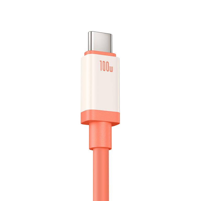 Câble de Données et de Charge USB-A - USB-C Baseus Zero Degree Series, 100W, 2m, Rouge
